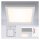 Briloner  Fire LED Deckenlampe Chrom matt warmweiß