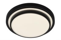 LED Deckenleuchte Cake, Schwarz, 18 Watt, Ø 33,8 cm – Briloner