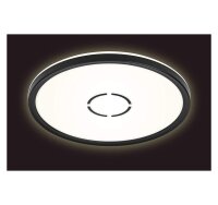 LED Deckenleuchte Free, Schwarz, 18 Watt, 4000K, Ø 29,3 cm – Briloner