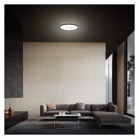 LED Deckenleuchte Free, Schwarz, 18 Watt, 4000K, Ø 29,3 cm – Briloner