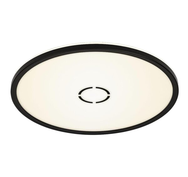 LED Deckenleuchte Free, Schwarz, 12 Watt, 4000K, Ø 19 cm – Briloner