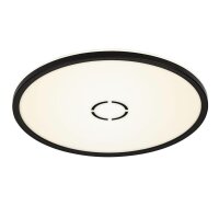 LED Deckenleuchte Free, Schwarz, 12 Watt, Ø 19 cm...