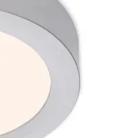 LED Deckenleuchte Fire, Chrom matt, 12 Watt, Ø 17 cm – Briloner