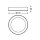 LED Deckenleuchte Fire, Chrom matt, 12 Watt, Ø 17 cm – Briloner
