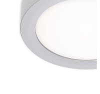 LED Deckenleuchte Fire, Chrom matt, 12 Watt, 4000K, Ø 17 cm – Briloner