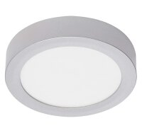 LED Deckenleuchte Fire, Chrom matt, 12 Watt, Ø 17 cm – Briloner
