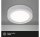 B-Kartonage Briloner  Fire LED Chrom matt Deckenlampe neutralwei&szlig;