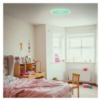 Briloner  Slim LED Panel 15W Back Light Fernbedienung RGB Dimmbar Rund Weiß
