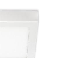 B-Kartonage Deckenleuchte Briloner Fire LED 12W weiß Deckenlampe eckig neutralweiß