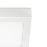 LED Deckenleuchte Fire, Weiß, 12 Watt, 17 x 17 x 3,2 cm – Briloner
