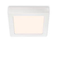 LED Deckenleuchte Fire, Weiß, 12 Watt, 17 x 17 x 3,2 cm – Briloner