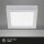 LED Deckenlampe Fire, Silber, 12 Watt, 4000K, 17 x 17 x 3,2 cm – Briloner