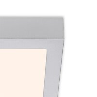 LED Deckenleuchte Fire, Chrom matt, 12 Watt, 17 x 17 x 3,2 cm – Briloner