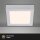 LED Deckenleuchte Fire, Chrom matt, 12 Watt, 3000K, 17 x 17 x 3,2 cm – Briloner
