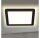 Briloner Frankfurt LED Außenleuchte 8W IP44 Backlight-Effekt Quadratisch Schwarz