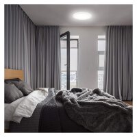 LED Deckenlampe Panel Slim, Weiß, 12 Watt, 4000K, Ø 19 cm – Briloner