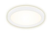 LED Deckenlampe Panel Slim, Weiß, 12 Watt, 4000K, Ø 19 cm – Briloner