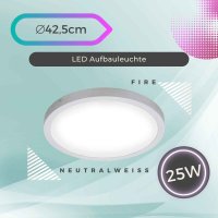 Briloner  Fire LED neutralweiß Deckenlampe Chrom matt