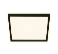 Deckenleuchte Briloner LED 22Watt Schwarz Eckig...