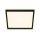 Deckenleuchte Briloner LED 22Watt Schwarz Eckig Deckenlampe backlight