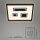 LED Deckenlampe Pac, Schwarz, 22 Watt, 3000K, 42,3 x 42,3 x 4,1 cm – Briloner