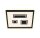 LED Deckenleuchte Pac, Schwarz, 22 Watt, 42,3 x 42,3 x 4,1 cm – Briloner