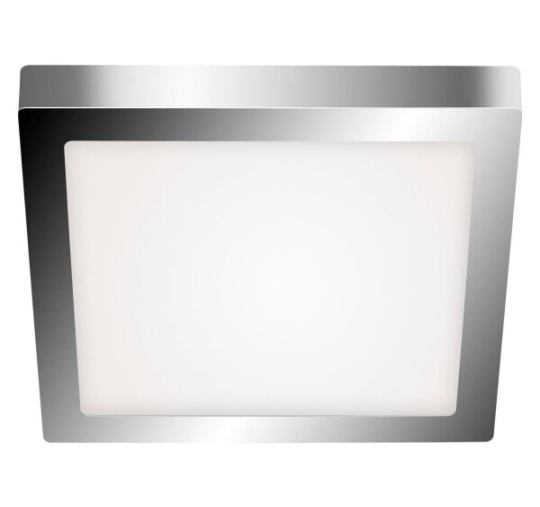 LED Deckenleuchte Cool & Cosy, Chrom, 21 Watt, CCT einstellbar, Memory-Funktion – Briloner