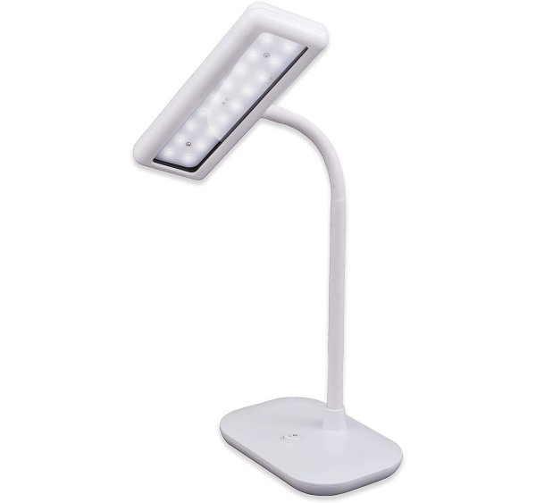 Briloner  Daylight LED Bürolampe 7,5W Flexarm Officeleuchte Weiß