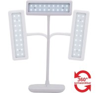 Briloner  Daylight LED Bürolampe 7,5W Flexarm Officeleuchte Weiß