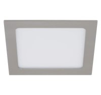 Briloner  Flat In LED Einbaulampe 12W IP44 Matt-Nickel