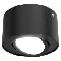 Briloner  Tube LED Deckenlampe Schwenkbar Rund Aufbauleuchte 5W Schwarz