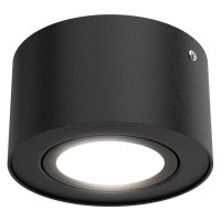 Briloner  Tube LED Deckenlampe Schwenkbar Rund Aufbauleuchte 5W Schwarz