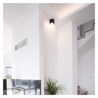 Briloner  Tube LED Deckenlampe Schwenkbar Rund Aufbauleuchte 5W Schwarz