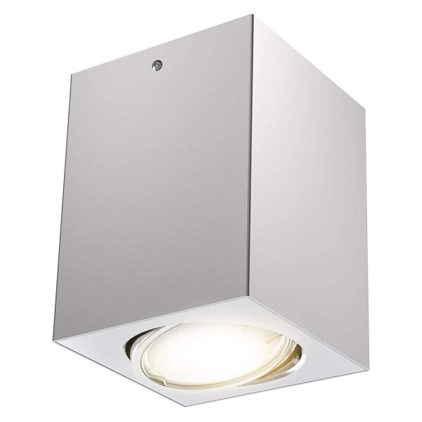 LED Deckenleuchte Tube, Silberfarbig, 5 Watt, schwenkbar, 8 x 8 x 10,5 cm – Briloner