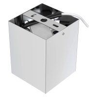 LED Deckenleuchte Tube, Silberfarbig, 5 Watt, schwenkbar, 8 x 8 x 10,5 cm – Briloner