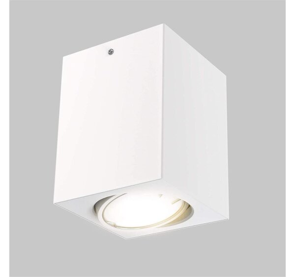 LED Deckenleuchte Tube, Weiß, 5 Watt, 3000K, schwenkbar, 8 x 8 x 10,5 cm – Briloner