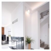 LED Deckenleuchte Tube, Weiß, 5 Watt, 3000K, schwenkbar, Ø 8 cm – Briloner