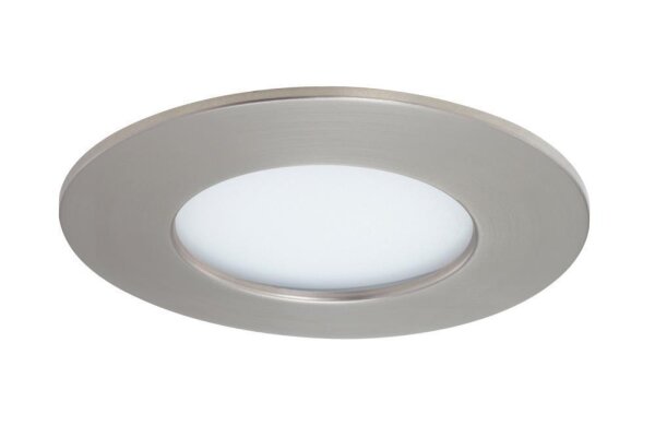 Briloner  Flat In LED 3er Set Einbaulampe 6W IP44 Matt-Nickel