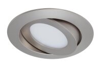 Briloner  Flat In LED Einbaulampe 6W Schwenkbar Matt-Nickel