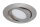 Briloner  Flat In LED Einbaulampe 6W Schwenkbar Matt-Nickel
