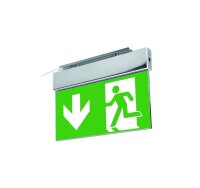 Notausgangsleuchte Saled 3, Grün, 3 Watt, IP44, Akku...