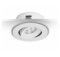 LED Einbauleuchte MD-70, Weiß, Bohrloch 8 cm, 7...