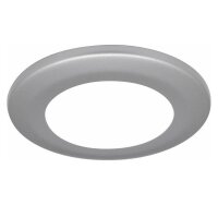 Ersatzblende/Rahmen, Matt Silber, Ø 7,5 cm – Malmbergs