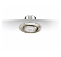 LED Einbauleuchte MD-13, Satin-Chrom, Bohrloch 6 cm, 3 Watt, 2700K, dimmbar, IP44 – Malmbergs