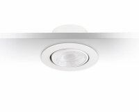 LED Einbauleuchte MD-13, Weiß, Bohrloch 6 cm, 3 Watt, 2700K, dimmbar, IP44, Ø 7 cm – Malmbergs