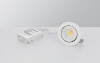 LED Einbauleuchte MD-13, Weiß, Bohrloch 6 cm, 3...
