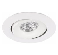 LED Einbauleuchte MD-70, Weiß, Bohrloch 8 cm, 6 Watt, 2700K, dimmbar, IP44, Ø 9 cm – Malmbergs