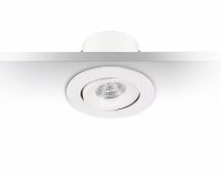LED Einbauleuchte MD-70, Weiß, Bohrloch 8 cm, 6 Watt, 2700K, dimmbar, IP44, Ø 9 cm – Malmbergs