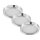 3er-Set Unterbauleuchten, Aluminium, 3x1,8W, Ø 6 cm, für den Festanschluss – Telefunken