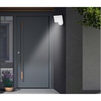 Telefunken  LED Außenlampe 20W Sensor Wandleuchte IP44 Bewegungsmelder Weiß
